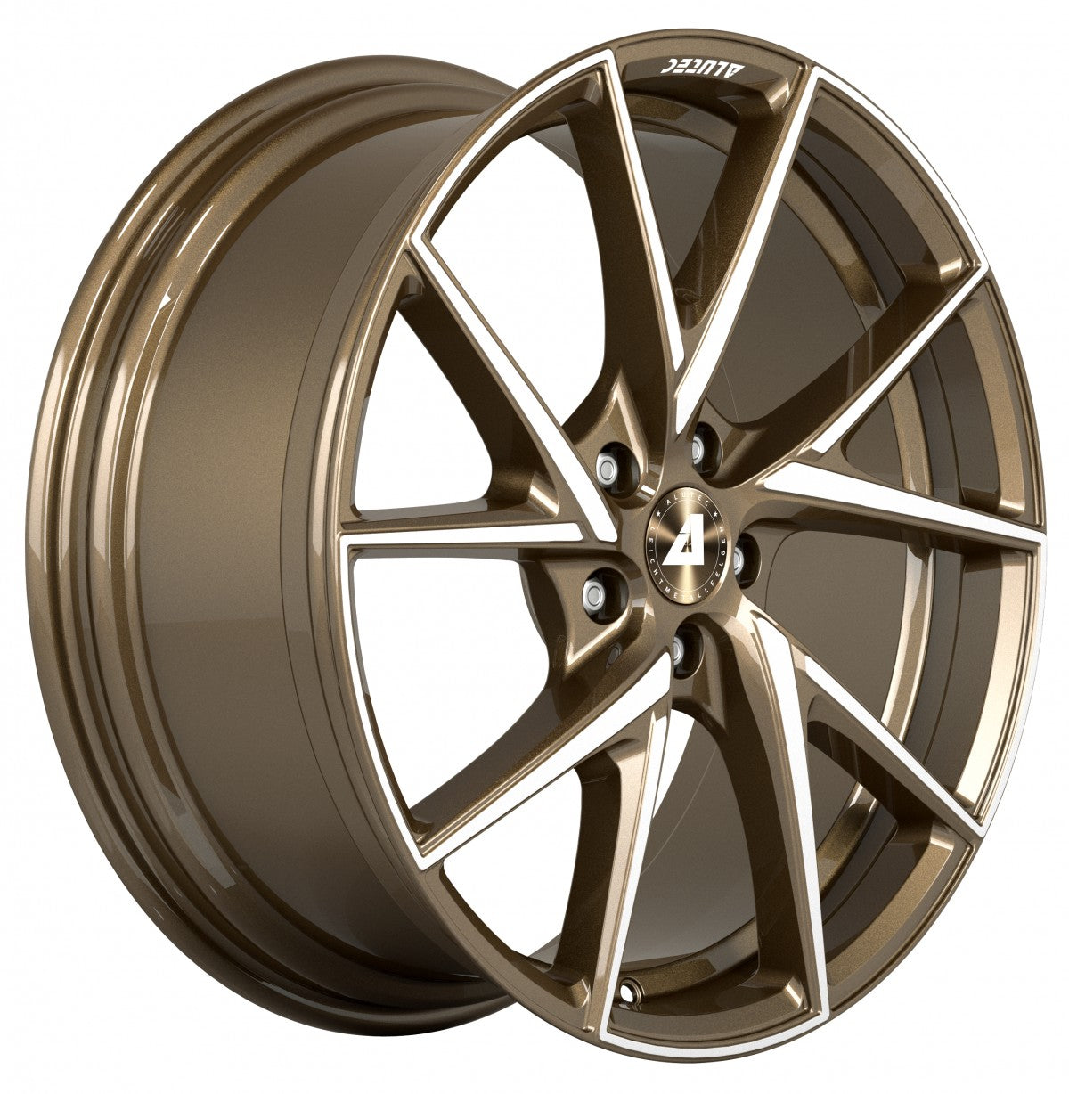 Alutec ADX.01 metallic-bronze frontpoliert 8.5x18 ET47 - LK5/114.3 ML70.1
