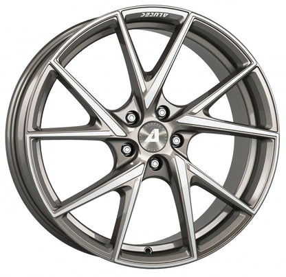 Alutec ADX.01 metallic-platinum frontpoliert Alufelge 8.5x18 Zoll ET47 LK 5x108 ML70.1
