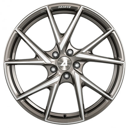 Alutec ADX.01 metallic-platinum frontpoliert Alufelge 8.5x18 Zoll ET47 LK 5x108 ML70.1