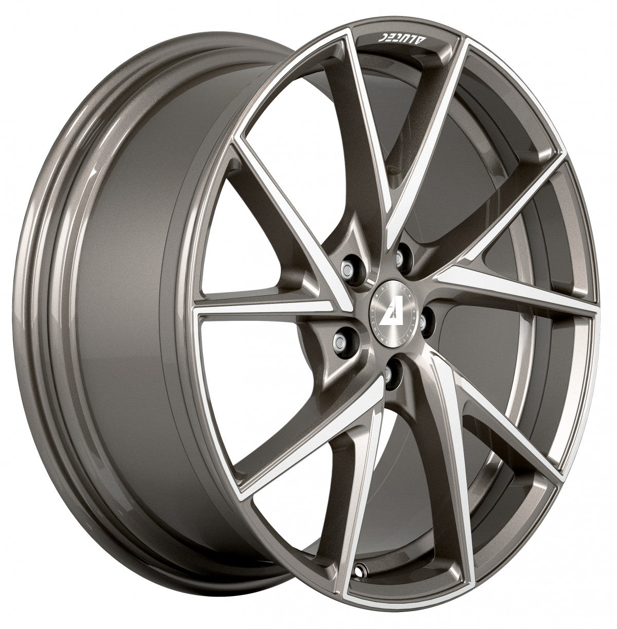 Alutec ADX.01 metallic-platinum frontpoliert Alufelge 8.5x18 Zoll ET47 LK 5x108 ML70.1