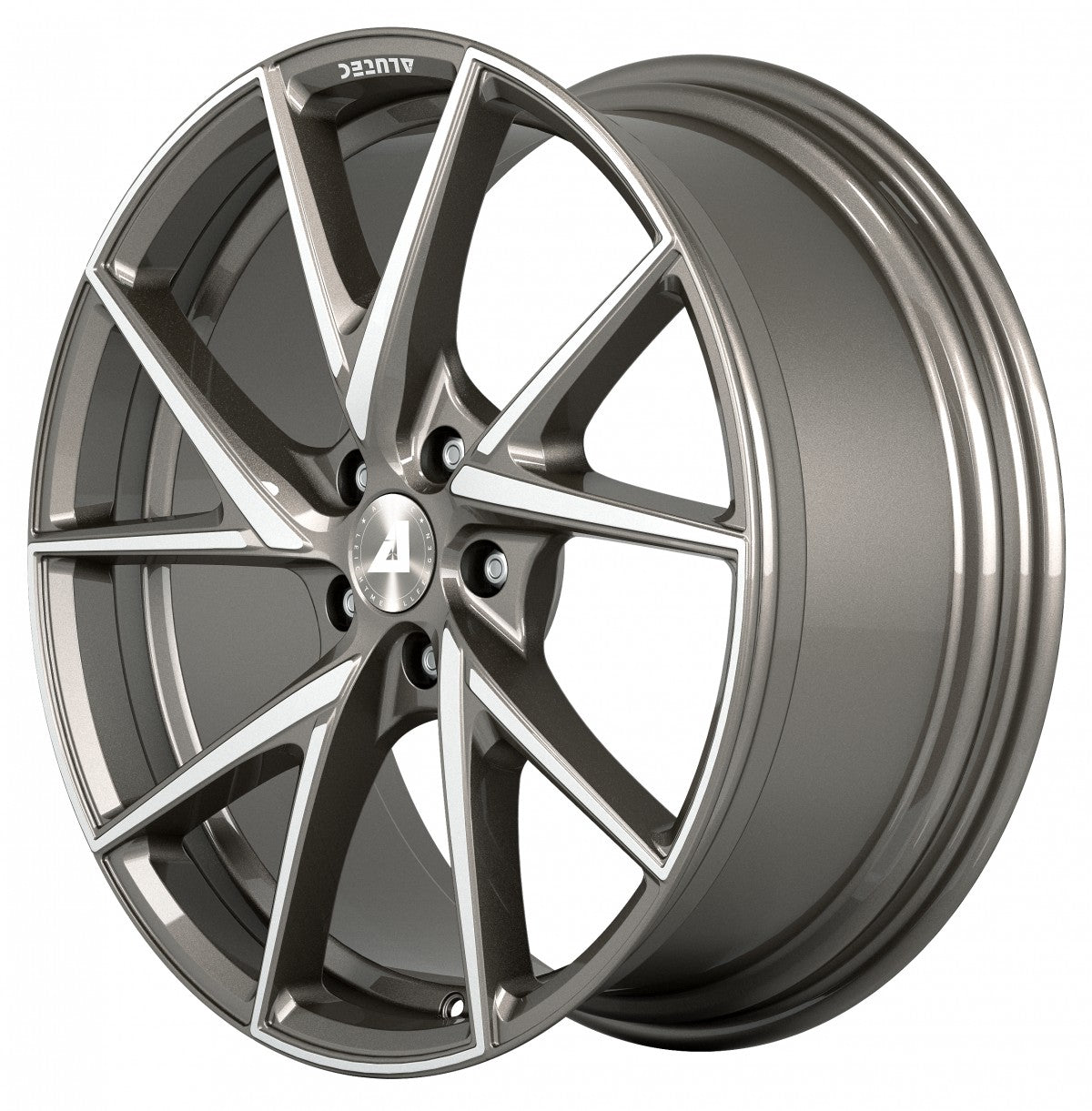 Alutec ADX.01 metallic-platinum frontpoliert Alufelge 8.5x18 Zoll ET47 LK 5x108 ML70.1