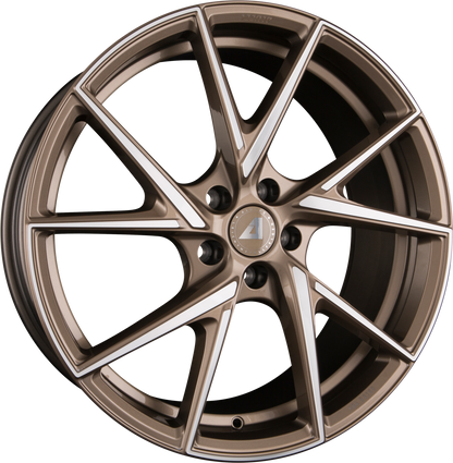 Alutec ADX.01 Metallic-Bronze Frontpoliert Alufelge 8.5x19 Zoll ET48 LK 5x108 ML70.1 – Bild 2