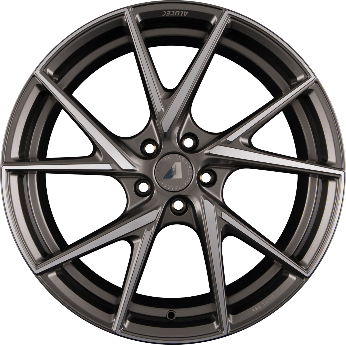Alutec ADX.01 Metallic-Platinum Frontpoliert Alufelge 8.5x19 Zoll ET40 LK 5x112 ML70.1