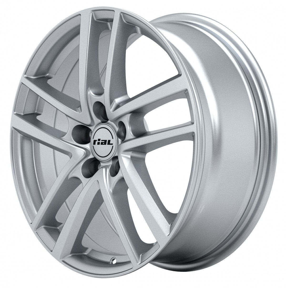 Rial Astorga polar-silver Alufelge 7x17 Zoll ET50 LK 5x114.3 ML67.1 – Bild 4