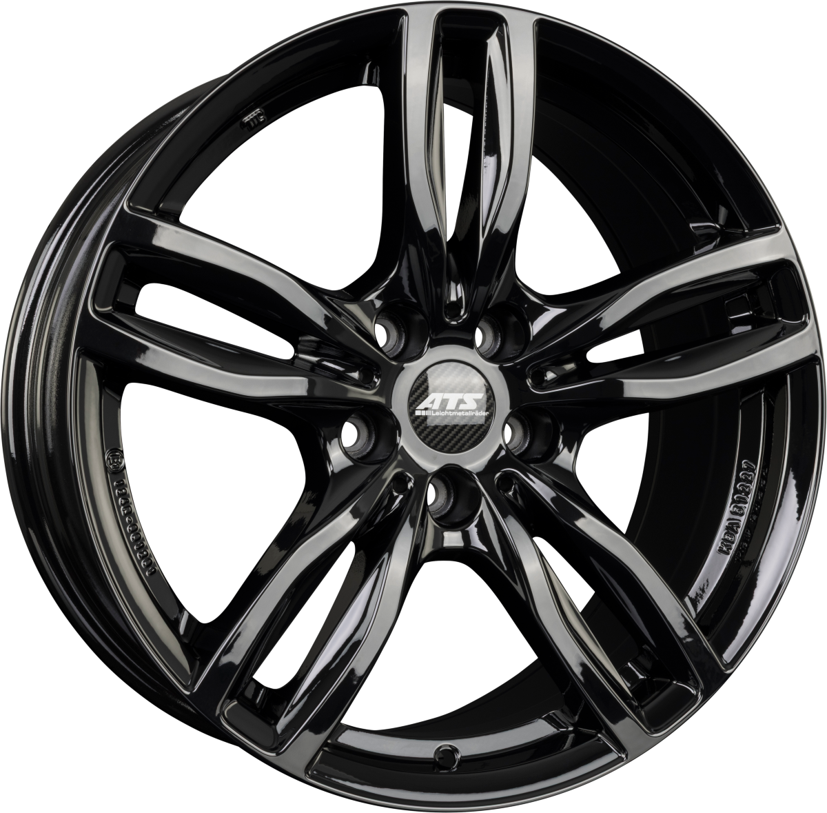 ATS Evolution Diamant-Schwarz Alufelge 8x18 Zoll ET34 LK 5x120 ML72.6 – Bild 2
