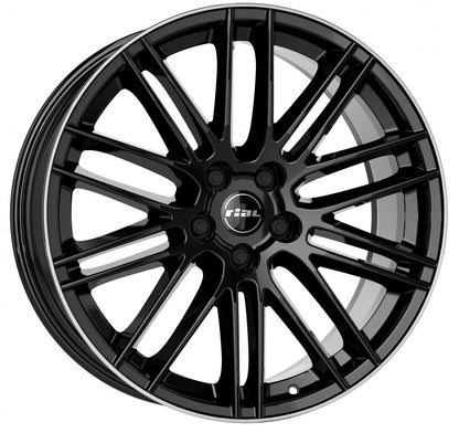 Rial KiboX diamant-schwarz hornpoliert Alufelge 9.5x21 Zoll ET42 LK 5x112 ML66.5