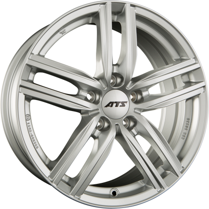 ATS Antares Polar-Silber Alufelge 6.5x16 Zoll ET50 LK 5x108 ML63.4 – Bild 2