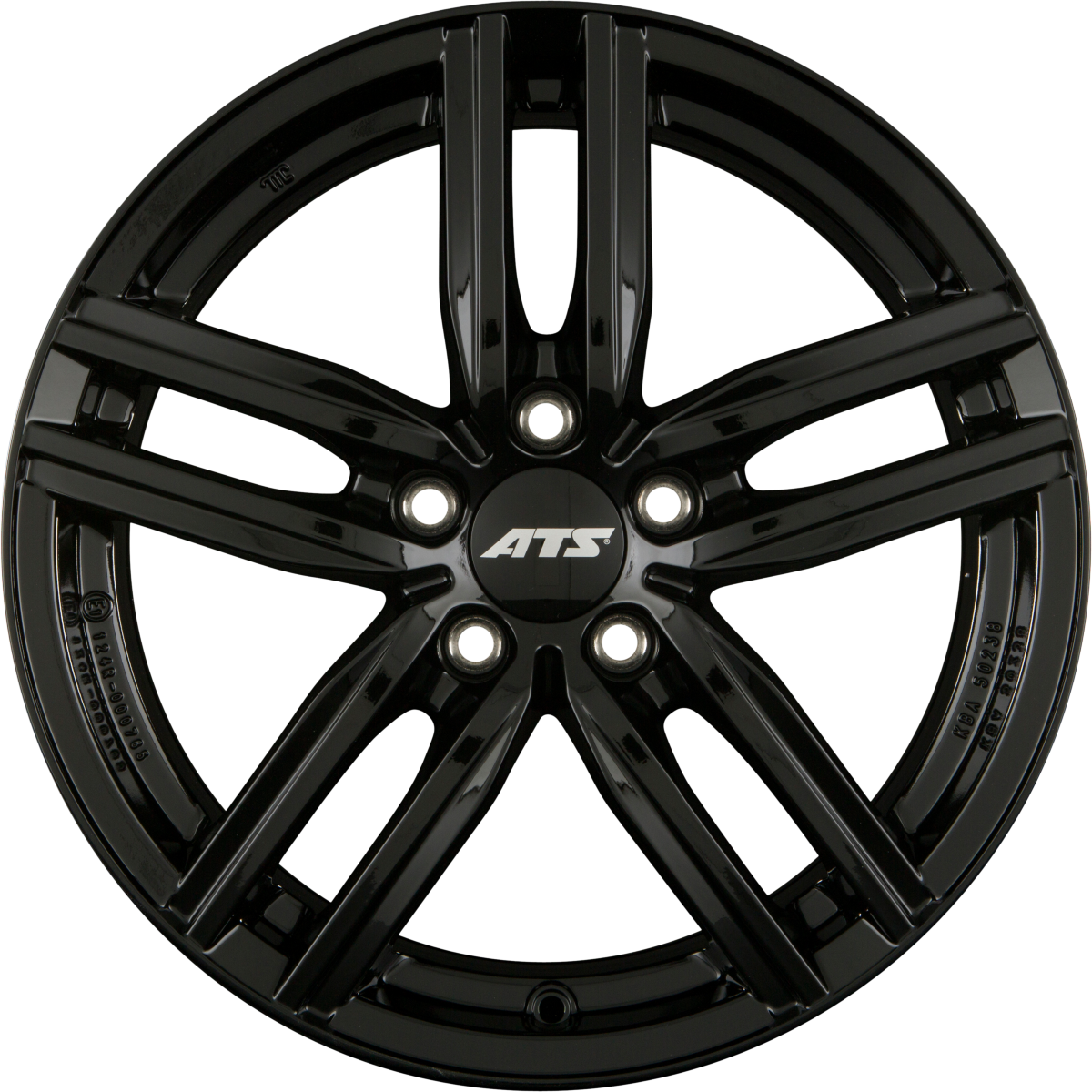 ATS Antares Diamant-Schwarz Alufelge 6.5x16 Zoll ET50 LK 5x108 ML63.4