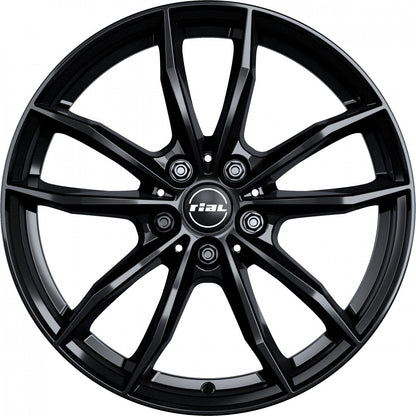 Rial X12 diamant-schwarz Alufelge 7.5x17 Zoll ET52 LK 5x112 ML66.5 – Bild 2