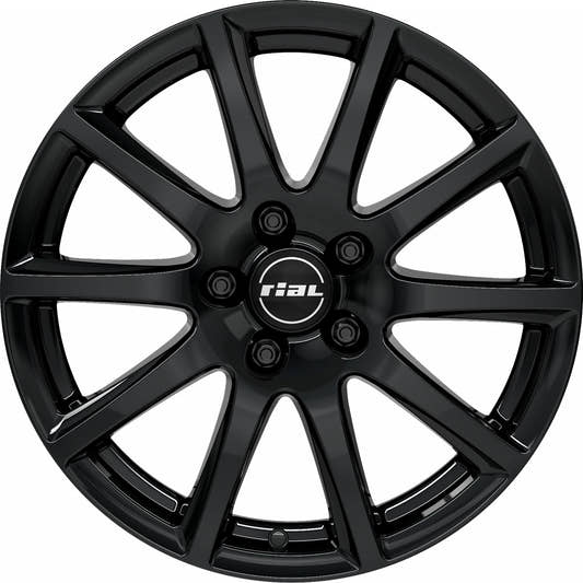 Rial Milano diamond-black Alufelge 5.5x14 Zoll ET35 LK 4x100 ML63.3 – Bild 2