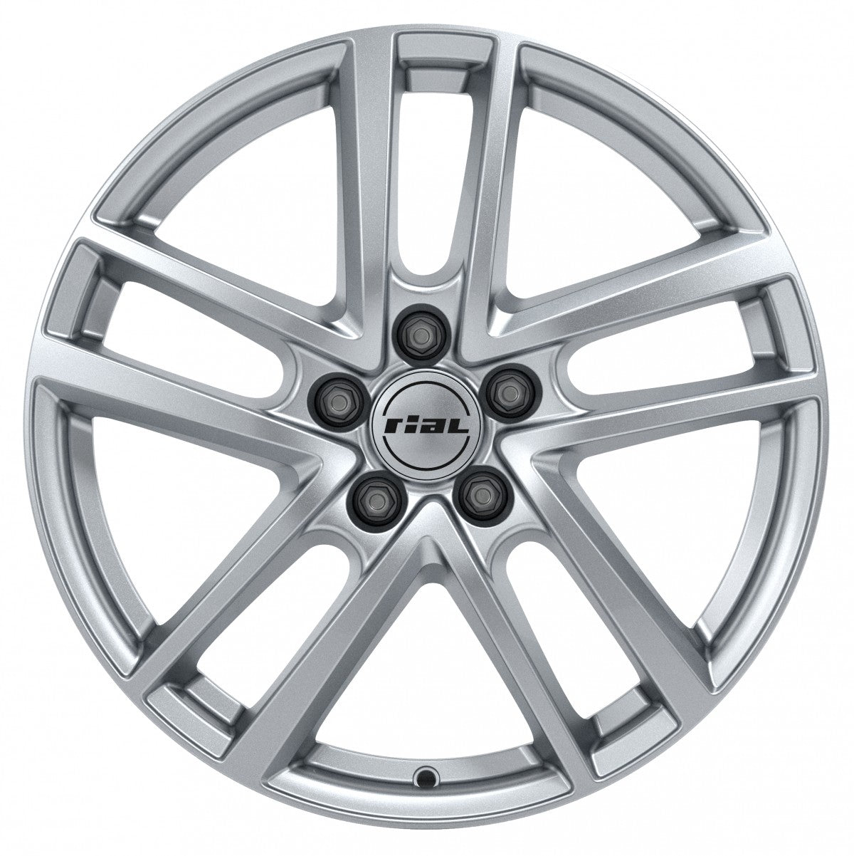 Rial Astorga polar-silver Alufelge 7x17 Zoll ET35 LK 5x114.3 ML66.1 – Bild 2