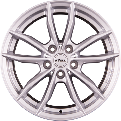 Rial X12 polar-silber Alufelge 7.5x18 Zoll ET25 LK 5x112 ML66.5 – Bild 8