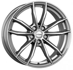 Rial X12 metal-grey Alufelge 7.5x18 Zoll ET46 LK 5x112 ML57.1