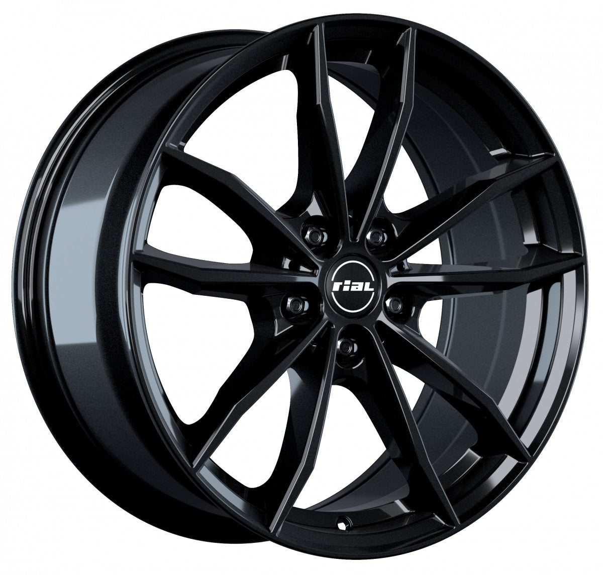 Rial X12 diamant-schwarz Alufelge 8x19 Zoll ET45 LK 5x112 ML57.1 – Bild 3