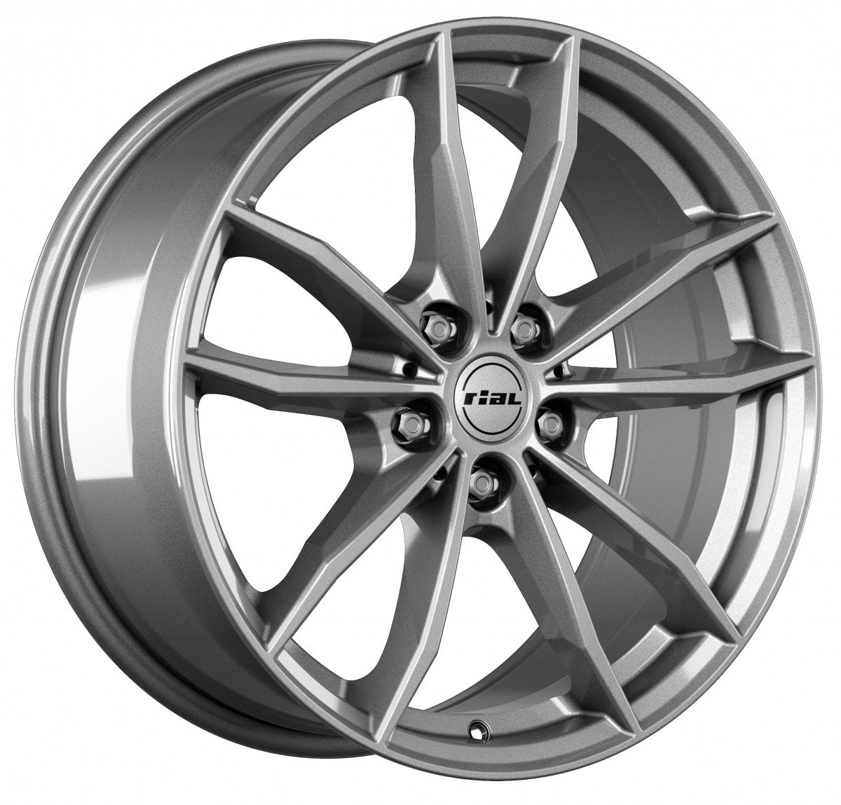 Rial X12 metal-grey Alufelge 8x19 Zoll ET45 LK 5x112 ML57.1 – Bild 3