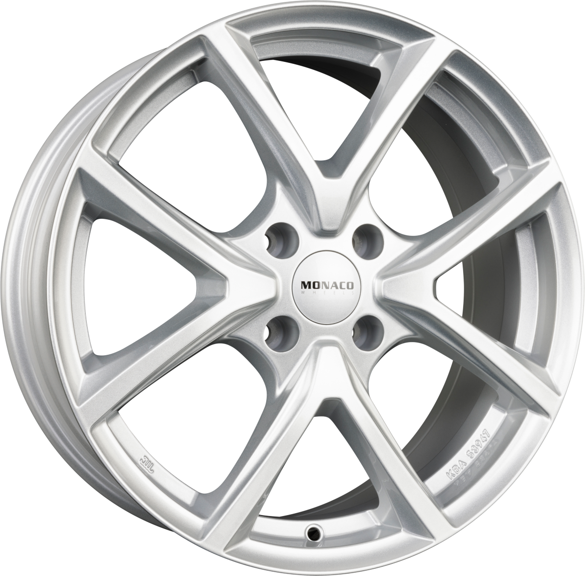 Monaco CL2 silber Alufelge 6.5x16 Zoll ET32 LK 4x108 ML65.1 – Bild 6