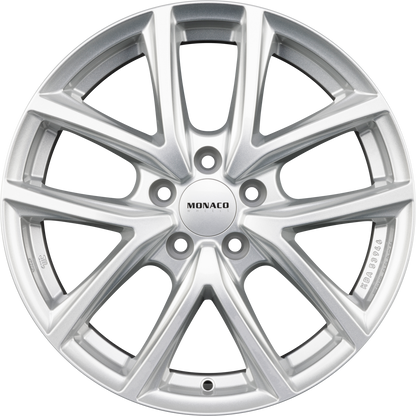 Monaco CL2 silber Alufelge 6.5x16 Zoll ET45 LK 5x108 ML63.4 – Bild 5