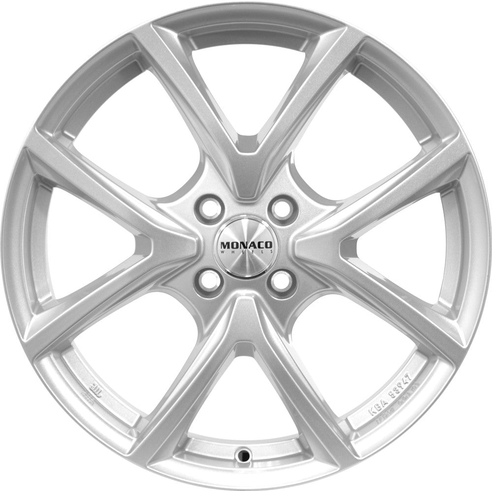 Monaco CL2 silber Alufelge 7x17 Zoll ET35 LK 5x112 ML70.1 – Bild 4
