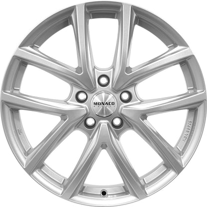 Monaco CL2 silber Alufelge 7.5x18 Zoll ET42 LK 5x112 ML66.4 – Bild 2
