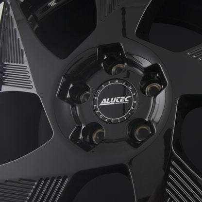 Alutec Solar Diamant-Schwarz Frontpoliert Alufelge 8x19 Zoll ET49 LK 5x112 ML57.1 – Bild 3