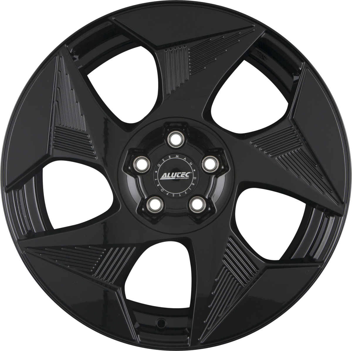 Alutec Solar Diamant-Schwarz Alufelge 8x19 Zoll ET47.5 LK 5x108 ML63.4