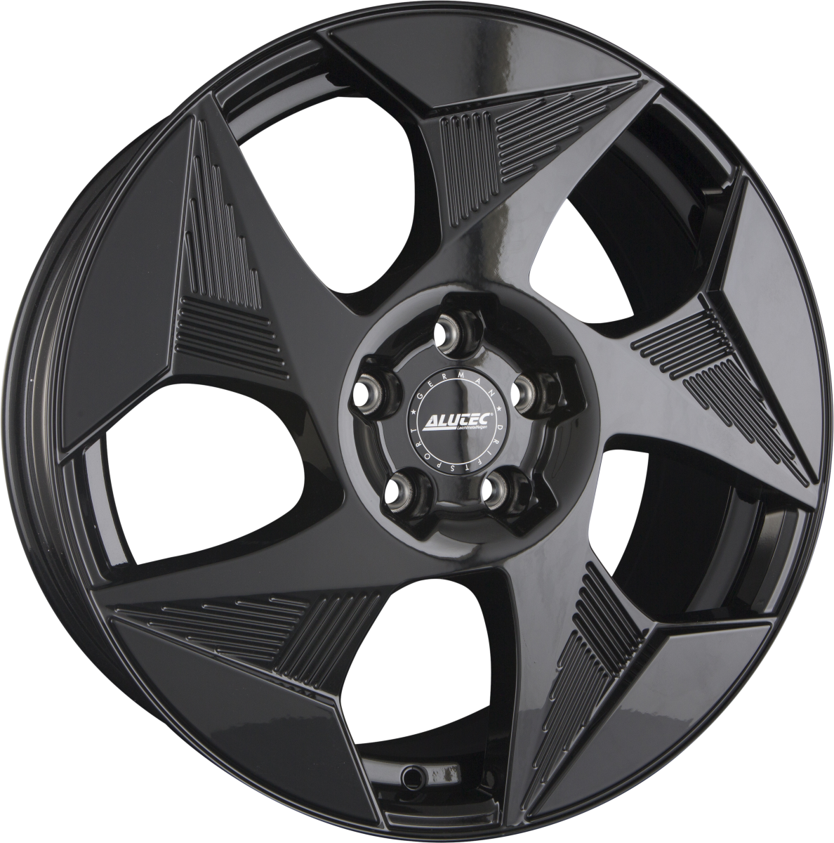 Alutec Solar Diamant-Schwarz Alufelge 8x19 Zoll ET47.5 LK 5x108 ML63.4 – Bild 2