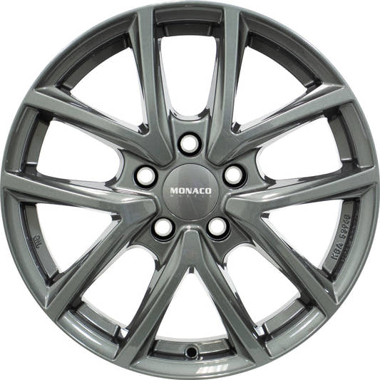 Monaco CL2 anthrazit Alufelge 6.5x16 Zoll ET45 LK 5x108 ML65.1 – Bild 2