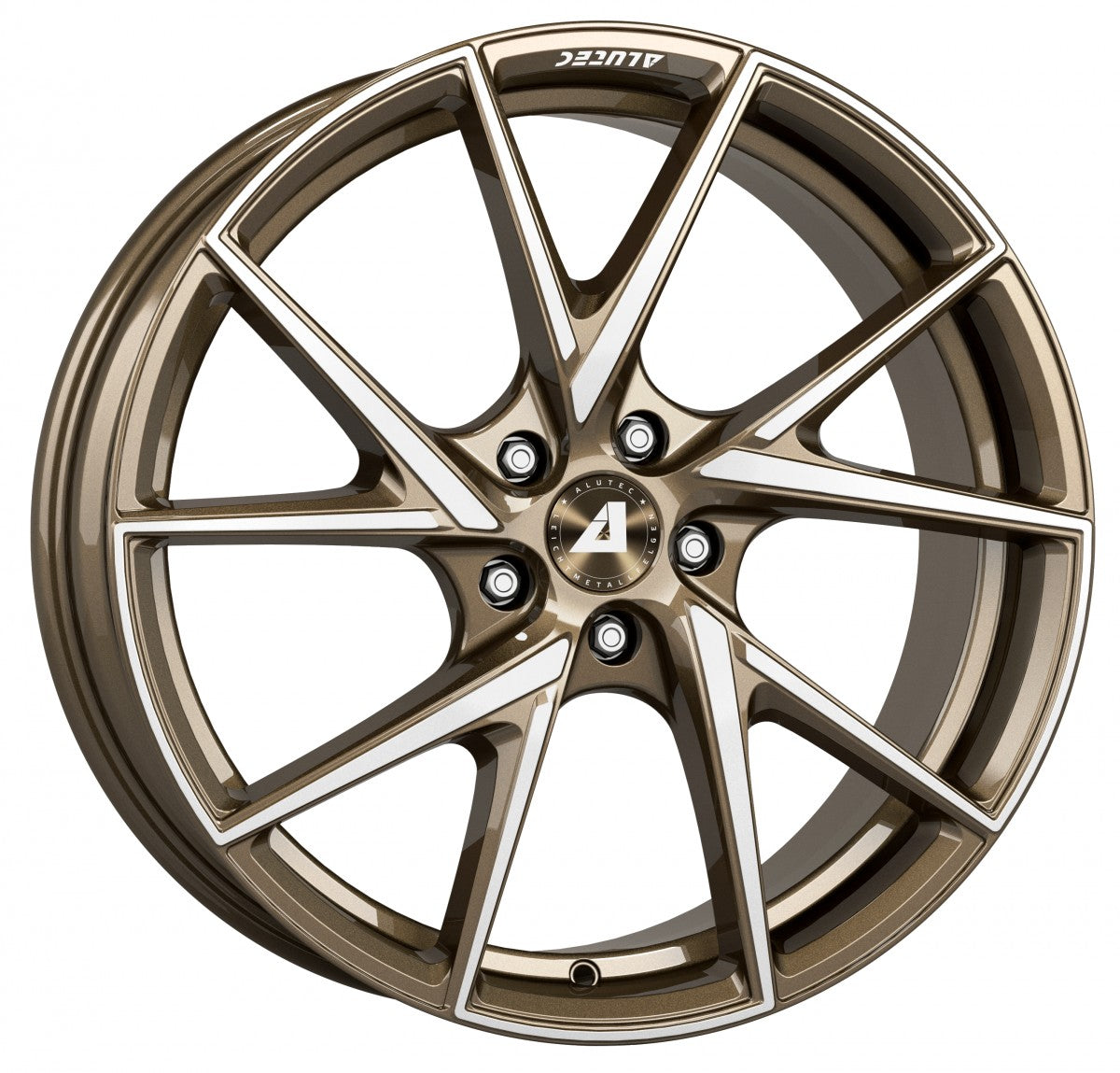 Alutec ADX.01 metallic-bronze frontpoliert 7x17 ET37 - LK4/100 ML63.3