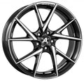 Alutec ADX.01 diamant-schwarz frontpoliert Alufelge 7x17 Zoll ET40 LK 5x114.3 ML70.1