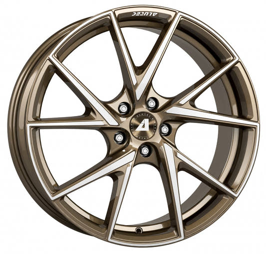 Alutec ADX.01 metallic-bronze frontpoliert 7x17 ET48 - LK5/108 ML63.4