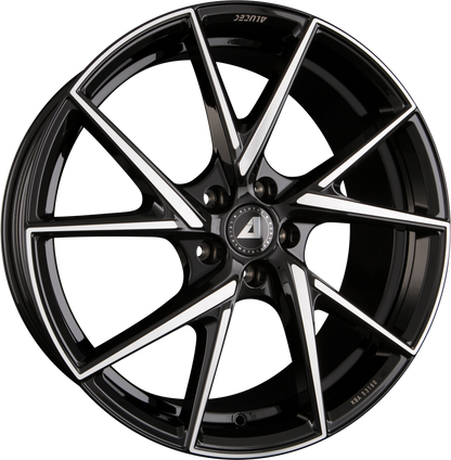 Alutec ADX.01 Diamant-Schwarz Frontpoliert Alufelge 7.5x18 Zoll ET45 LK 4x108 ML63.4 – Bild 2