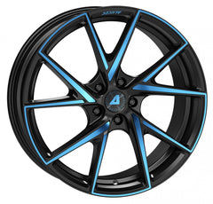 Alutec ADX.01 racing-black frontpoliert blue Alufelge 8.5x20 Zoll ET45 LK 5x112 ML70.1