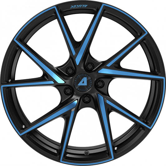 Alutec ADX.01 racing-black frontpoliert blue Alufelge 8.5x20 Zoll ET45 LK 5x112 ML70.1 – Bild 2