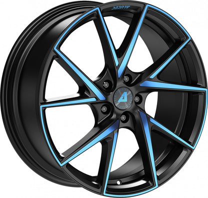 Alutec ADX.01 racing-black frontpoliert blue Alufelge 8.5x20 Zoll ET45 LK 5x112 ML70.1 – Bild 3