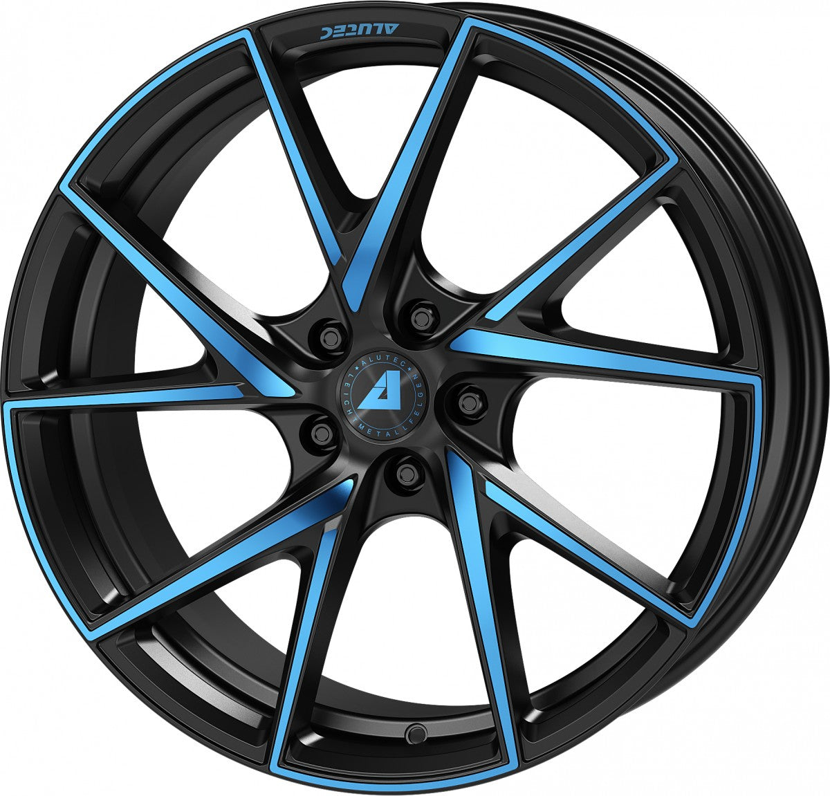 Alutec ADX.01 racing-black frontpoliert blue Alufelge 8.5x20 Zoll ET45 LK 5x112 ML70.1 – Bild 6