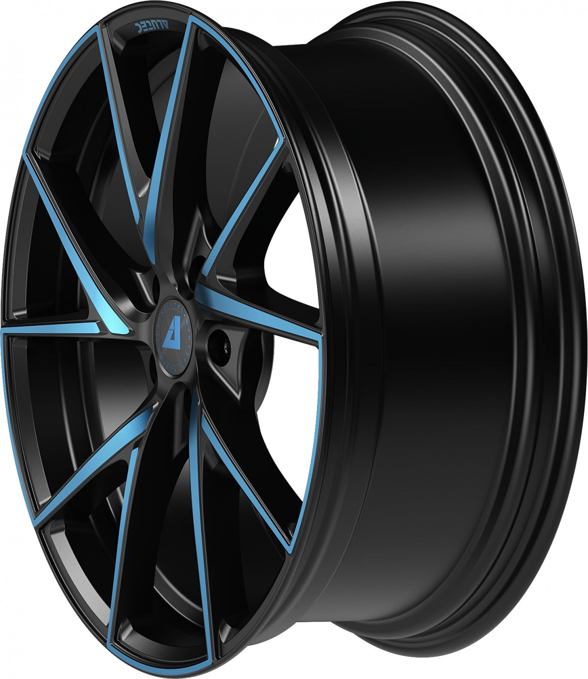 Alutec ADX.01 racing-black frontpoliert blue Alufelge 8.5x20 Zoll ET45 LK 5x112 ML70.1 – Bild 7