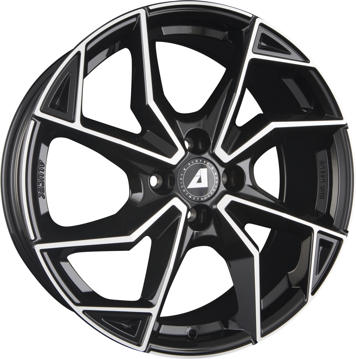 Alutec ADX.02 Diamant-Schwarz Frontpoliert Alufelge 7.5x18 Zoll ET45 LK 4x100 ML63.4 – Bild 2
