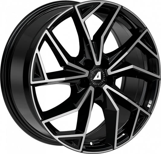 Alutec ADX.02 diamant-schwarz frontpoliert 7.5x18 ET45 - LK5/112 ML57.1