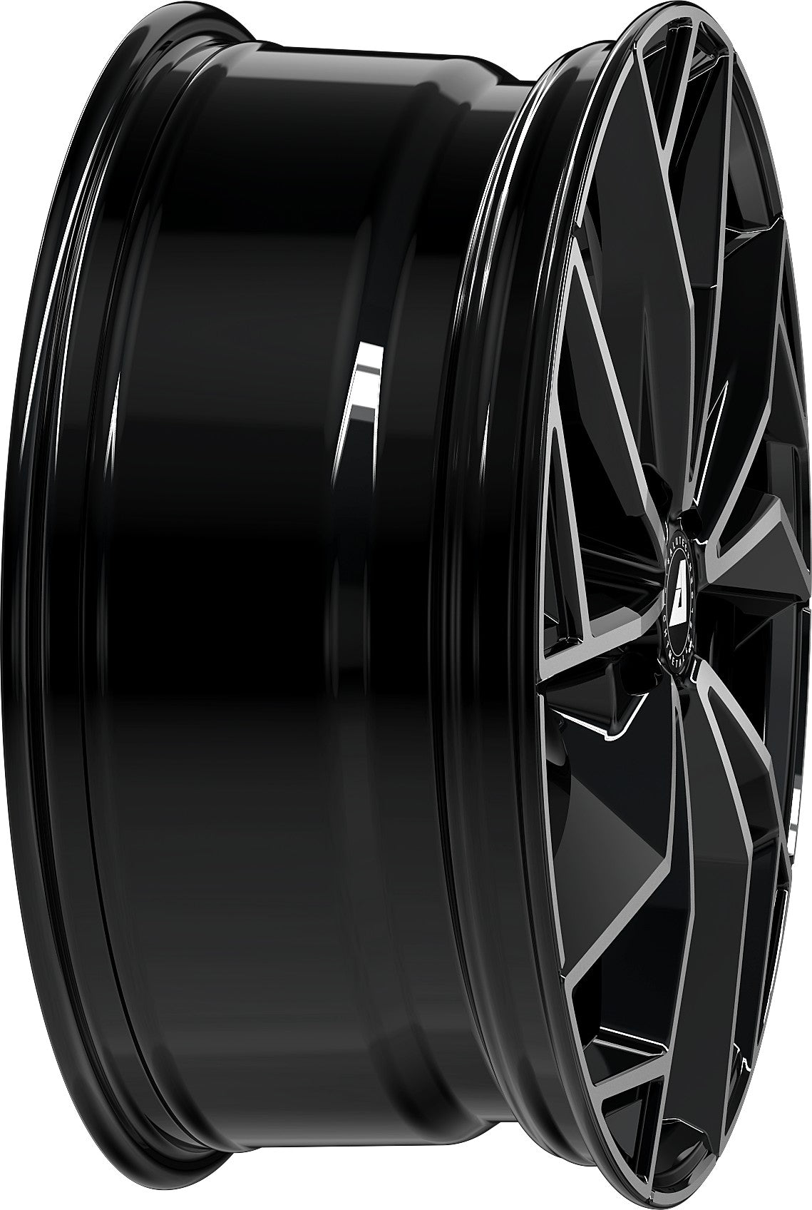 Alutec ADX.02 diamant-schwarz frontpoliert 7.5x18 ET45 - LK5/112 ML57.1