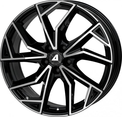 Alutec ADX.02 diamant-schwarz frontpoliert 7.5x18 ET45 - LK5/112 ML57.1