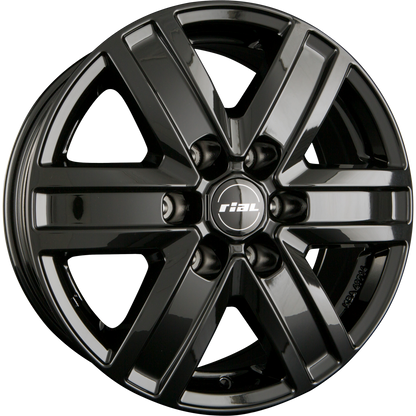 Rial Transporter diamant-schwarz Alufelge 6.5x16 Zoll ET62 LK 6x130 ML84.1 – Bild 7