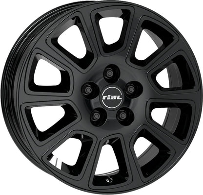 Rial Transporter 2 diamant-schwarz Alufelge 6.5x16 Zoll ET60 LK 5x160 ML65.1