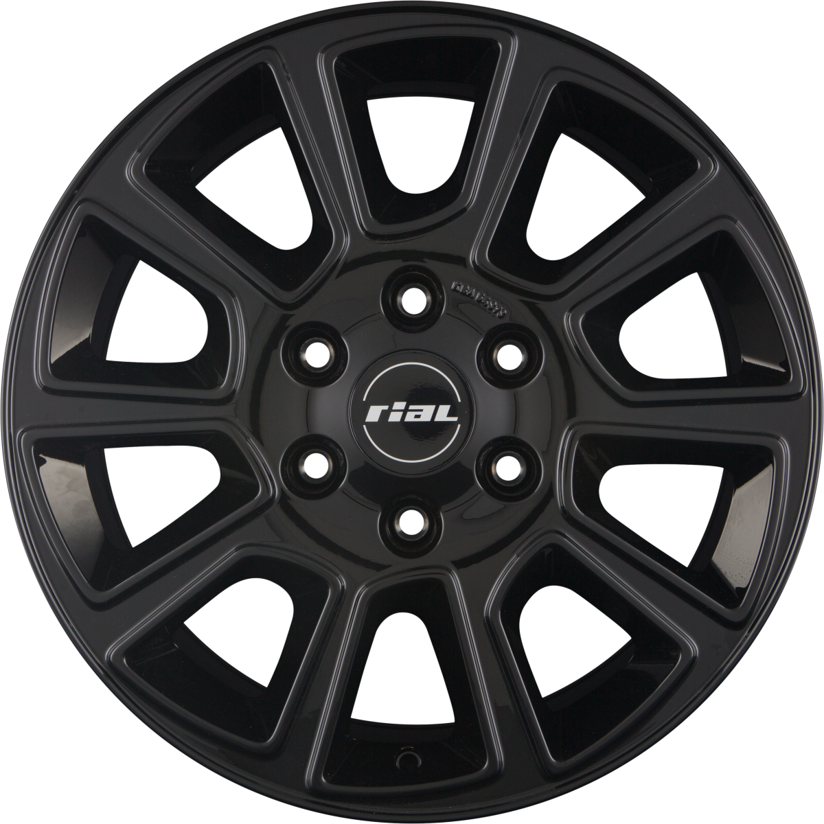 Rial Transporter 2 diamant-schwarz Alufelge 6.5x16 Zoll ET54 LK 6x130 ML84.1 – Bild 3