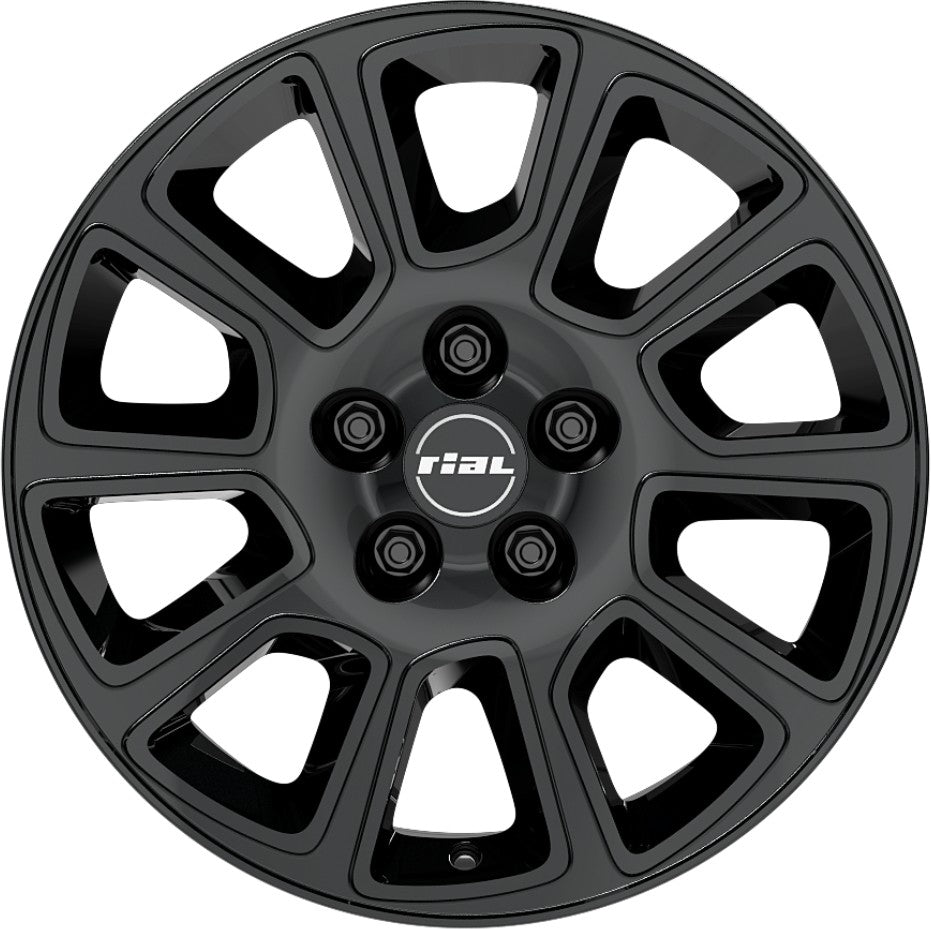 Rial Transporter 2 diamant-schwarz Alufelge 7x17 Zoll ET46 LK 5x108 ML65.1 – Bild 2