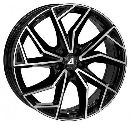 Alutec ADX.02 diamant-schwarz frontpoliert 8x20 ET48 - LK5/114.3 ML67.1
