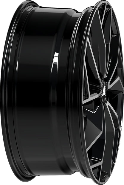 Alutec ADX.02 diamant-schwarz frontpoliert 8x20 ET48 - LK5/114.3 ML67.1