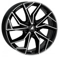 Alutec ADX.02 diamant-schwarz frontpoliert 9x20 ET42 - LK5/112 ML57.1