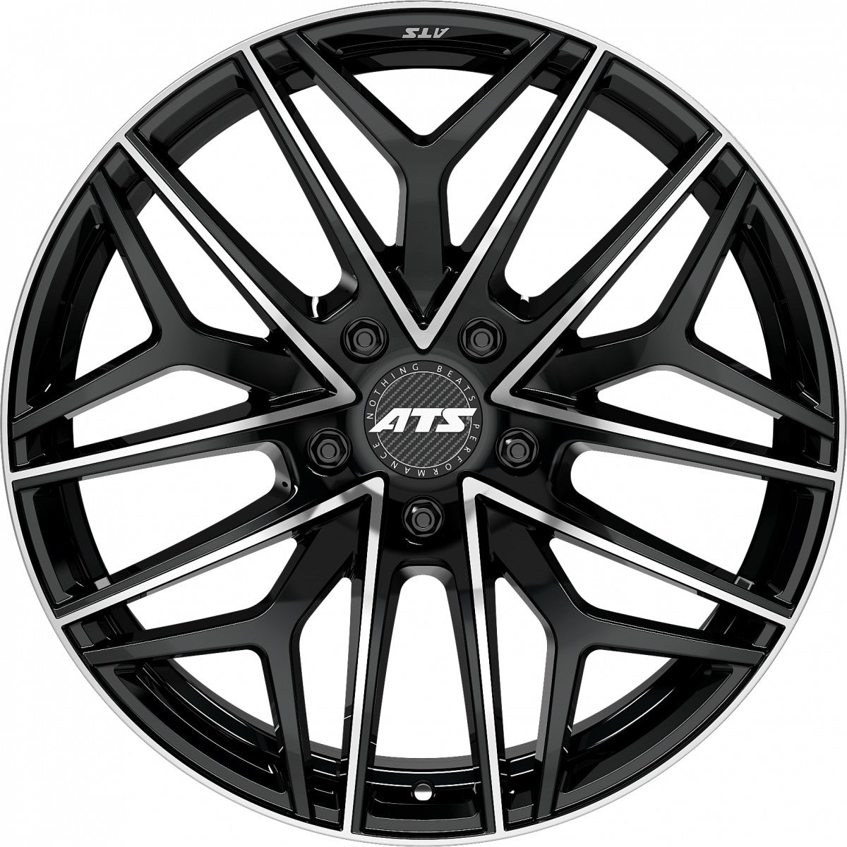 ATS Passion diamond-black frontpolished 10x22 ET23 - LK5/130 ML84.1