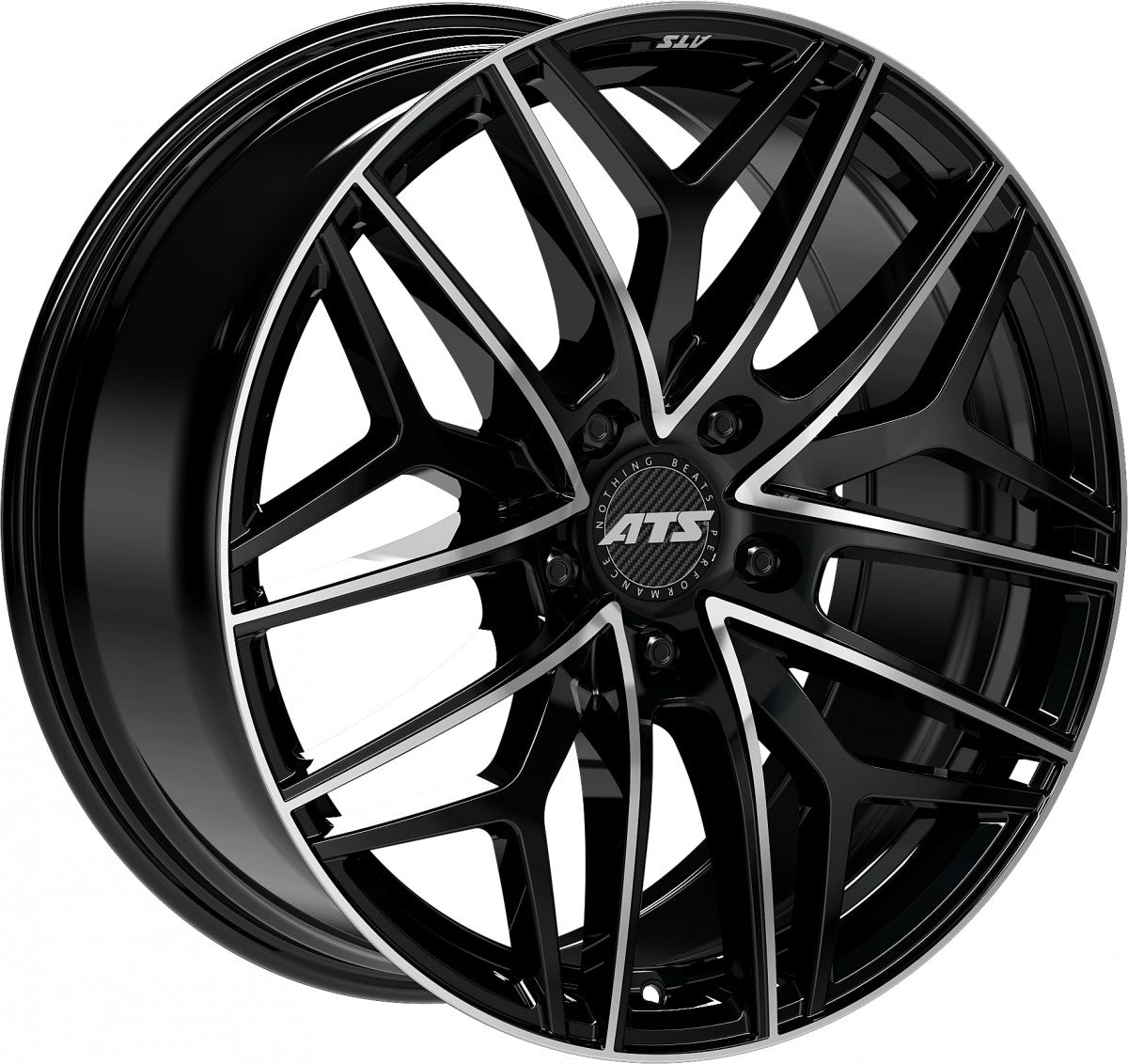 ATS Passion diamond-black frontpolished 10x22 ET23 - LK5/130 ML84.1