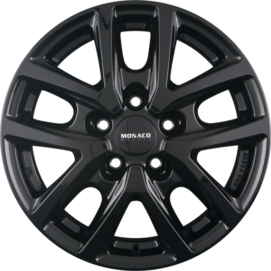 itWheels Monaco CL2T Glanz Schwarz Alufelge 6.5x16 Zoll ET66 LK 5x118 ML71.1